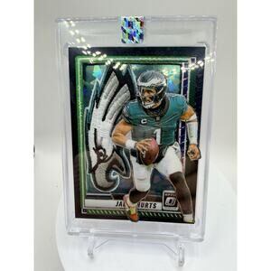 Art Card Jalen Hurts With Philadelphia Eagles Patch Made By Mayflower Custom
